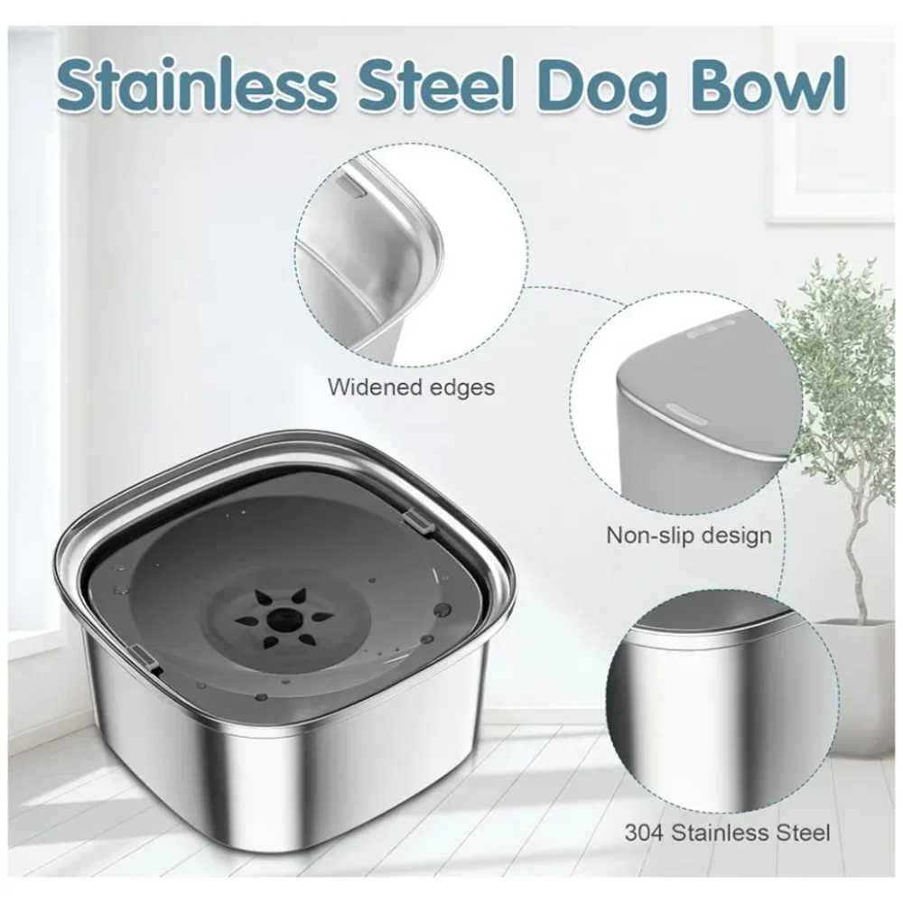 Stainless Steel Pet Water Fountain